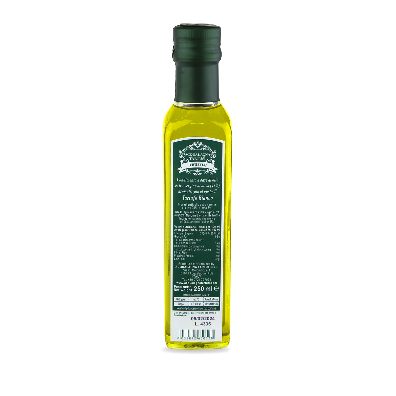 Oliwa z oliwek Extra Vergine z truflą białą 250ml