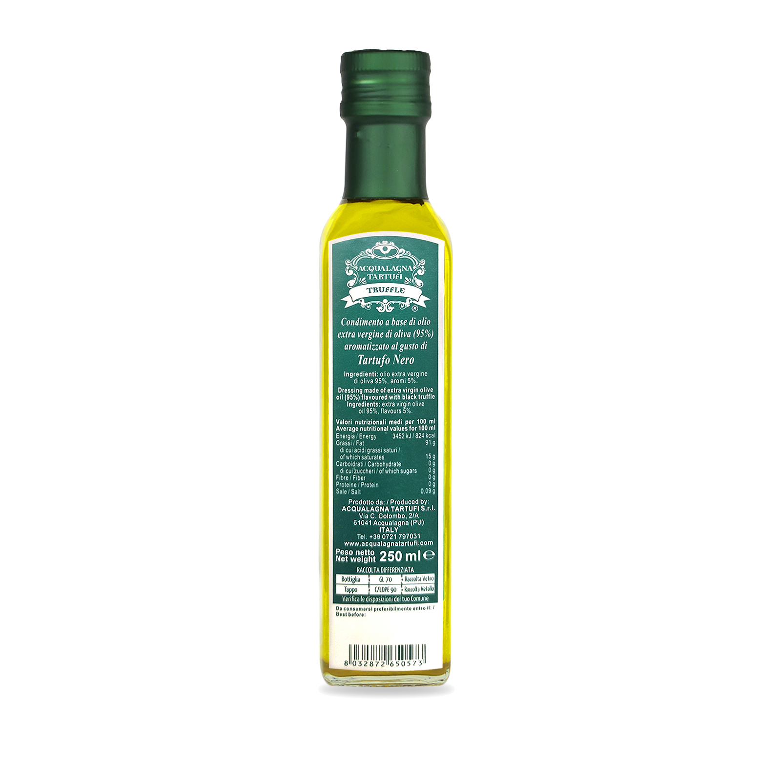 Oliwa z oliwek Extra Vergine z truflą czarną 250ml